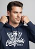 California Republic Hoodie Herren Wave Surf bedruckt Kapuzen-Pullover Männer Neverless®preview