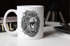 coole Tasse mit brüllendem Zentangle Löwe einfarbige Kaffeetasse Autiga®preview