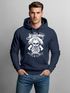 Cooler Herren Kapuzen-Pullover Lumberjack Hipster Bart Totenkopf Neverlesspreview