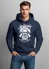 Cooler Herren Kapuzen-Pullover Lumberjack Hipster Bart Totenkopf Neverlesspreview