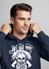 Cooler Herren Kapuzen-Pullover Lumberjack Hipster Bart Totenkopf Neverlesspreview