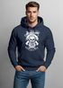 Cooler Herren Kapuzen-Pullover Lumberjack Hipster Bart Totenkopf Neverlesspreview