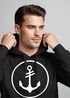Cooler Kapuzen-Pullover Herren Anker Round Hoodie Männer Neverless®preview