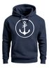 Cooler Kapuzen-Pullover Herren Anker Round Hoodie Männer Neverless®preview
