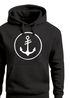 Cooler Kapuzen-Pullover Herren Anker Round Hoodie Männer Neverless®preview