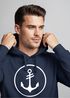 Cooler Kapuzen-Pullover Herren Anker Round Hoodie Männer Neverless®preview