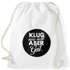 Cooler Turnbeutel mit Spruch Klug wars nicht aber geil Hipster Beutel Moonworks®preview