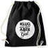 Cooler Turnbeutel mit Spruch Klug wars nicht aber geil Hipster Beutel Moonworks®preview