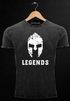 Cooles Angesagtes Herren T-Shirt Sparta Legends Used Look Slim Fit Neverless®preview
