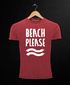 Cooles Angesagtes Herren T-Shirt Vintage Shirt Beach Please Urlaub Strand Aufdruck Used Look Slim Fit Neverless®preview