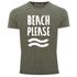 Cooles Angesagtes Herren T-Shirt Vintage Shirt Beach Please Urlaub Strand Aufdruck Used Look Slim Fit Neverless®preview