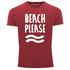 Cooles Angesagtes Herren T-Shirt Vintage Shirt Beach Please Urlaub Strand Aufdruck Used Look Slim Fit Neverless®preview