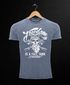 Cooles Angesagtes Herren T-Shirt Vintage Shirt Biker Spruch Motiv Totenkopf Aufdruck Used Look Slim Fit Neverless®preview