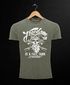 Cooles Angesagtes Herren T-Shirt Vintage Shirt Biker Spruch Motiv Totenkopf Aufdruck Used Look Slim Fit Neverless®preview