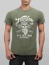 Cooles Angesagtes Herren T-Shirt Vintage Shirt Biker Spruch Motiv Totenkopf Aufdruck Used Look Slim Fit Neverless®preview