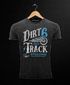 Cooles Angesagtes Herren T-Shirt Vintage Shirt Dirt Track Racing Aufdruck Used Look Slim Fit Neverless®preview