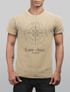 Cooles angesagtes Herren T-Shirt Vintage Shirt Kompass Windrose Aufdruck Used Look Slim Fit Neverless®preview