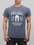 Cooles Angesagtes Herren T-Shirt Vintage Shirt Original Gladiator Aufdruck Used Look Slim Fit Neverless®preview