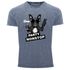 Cooles Angesagtes Herren T-Shirt Vintage Shirt Party Non-Stop Mops Aufdruck Used Look Slim Fit Neverless®preview