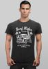 Cooles Angesagtes Herren T-Shirt Vintage Shirt Retro Bus Surfen Aufdruck Used Look Slim Fit Neverless®preview
