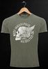 Cooles Angesagtes Herren T-Shirt Vintage Totenkopf Skull Wings Used Look Slim Fit Neverless®preview