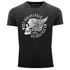 Cooles Angesagtes Herren T-Shirt Vintage Totenkopf Skull Wings Used Look Slim Fit Neverless®preview