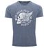 Cooles Angesagtes Herren T-Shirt Vintage Totenkopf Skull Wings Used Look Slim Fit Neverless®preview