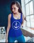 Cooles Damen Tank-Top Anker Round Kreis Racerback Neverless®preview