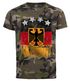 Cooles Herren Camo-Shirt WM Deutschland Fußball Design Sterne T-Shirt Neverless®preview