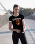 Cooles Herren Damen WM 2018 T-Shirt Deutschland Flaggen Design Vintage Lookpreview