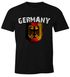 Cooles Herren Fußball WM EM T-Shirt Deutschland Flaggen Design Vintage Lookpreview