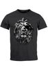 Cooles Herren T-Shirt Löwe Print Aufdruck Motiv Slim Fit Neverless®preview