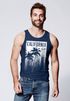 Cooles Herren Tank-Top California Surf Palmen Neverless®preview