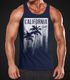 Cooles Herren Tank-Top California Surf Palmen Neverless®preview