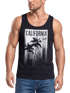 Cooles Herren Tank-Top California Surf Palmen Neverless®preview