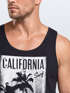 Cooles Herren Tank-Top California Surf Palmen Neverless®preview