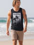 Cooles Herren Tank-Top California Surf Palmen Neverless®preview