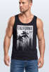 Cooles Herren Tank-Top California Surf Palmen Neverless®preview