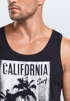 Cooles Herren Tank-Top California Surf Palmen Neverless®preview
