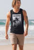 Cooles Herren Tank-Top California Surf Palmen Neverless®preview