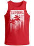 Cooles Herren Tank-Top California Surf Palmen Neverless®preview
