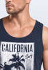 Cooles Herren Tank-Top California Surf Palmen Neverless®preview