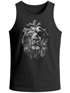 cooles Herren Tank-Top mit großem Löwen Aufdruck Neverless®Lion Eye Patchpreview