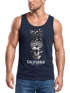 Cooles Herren Tank-Top Pineapple Skull Sonnenbrille Ananas Totenkopf Slim Fit Neverless®preview