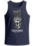 Cooles Herren Tank-Top Pineapple Skull Sonnenbrille Ananas Totenkopf Slim Fit Neverless®preview