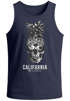 Cooles Herren Tank-Top Pineapple Skull Sonnenbrille Ananas Totenkopf Slim Fit Neverless®preview