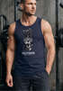 Cooles Herren Tank-Top Pineapple Skull Sonnenbrille Ananas Totenkopf Slim Fit Neverless®preview