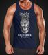 Cooles Herren Tank-Top Pineapple Skull Sonnenbrille Ananas Totenkopf Slim Fit Neverless®preview