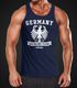 Cooles Herren Tanktop mit Lustigem WM Motiv Deutschland Germany Drinking Team Moonworks®preview