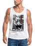 cooles Herren Tanktop mit Pug Life Print Hund in Schaukel Muskelshirt Neverless®preview